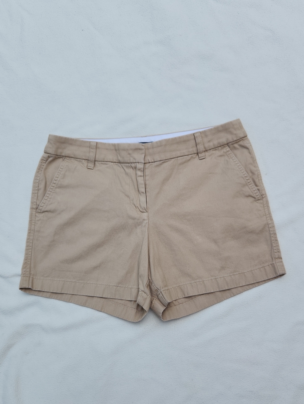 J.Crew Khaki Chino Stretch City Shorts Size 8